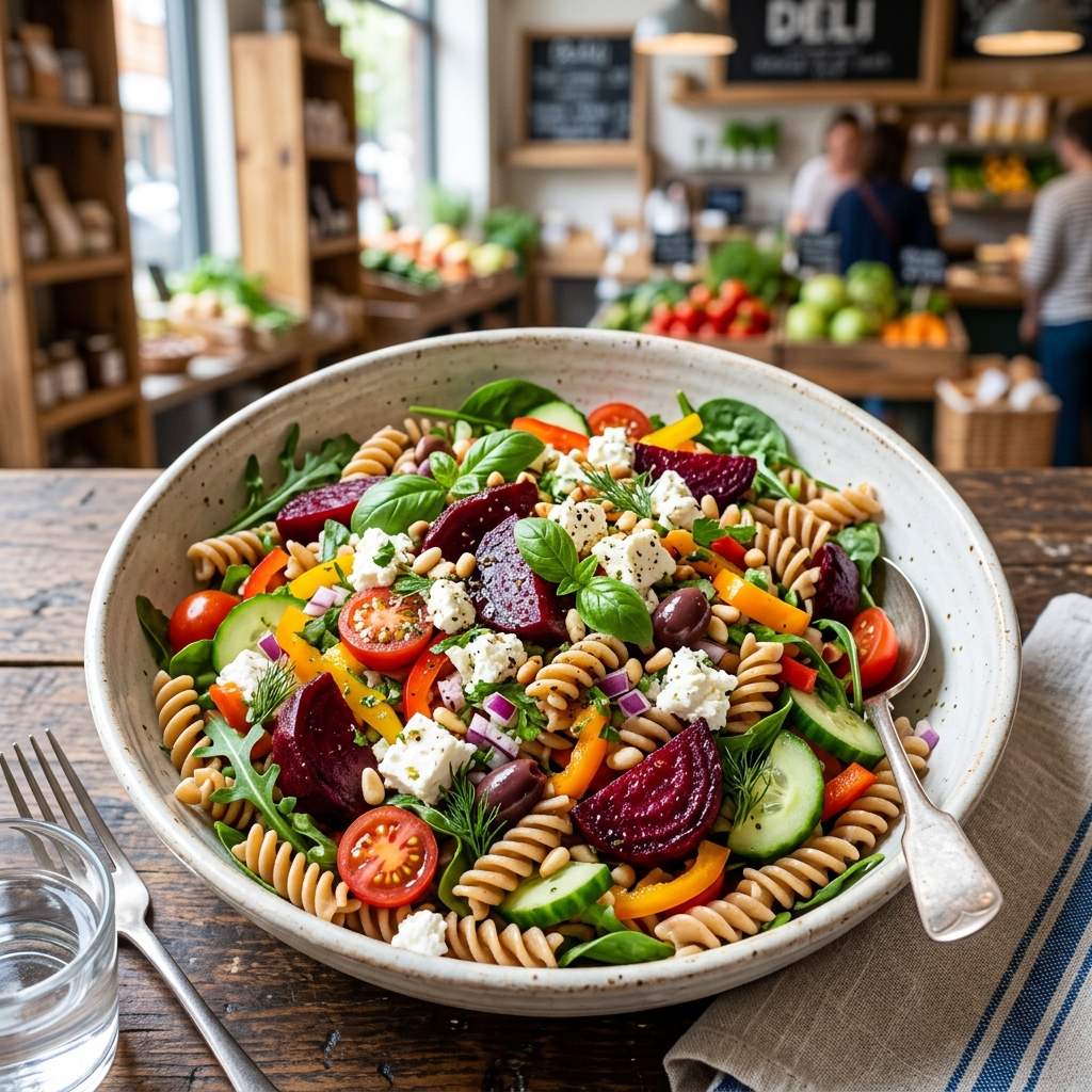 Beetroot & Feta Pasta