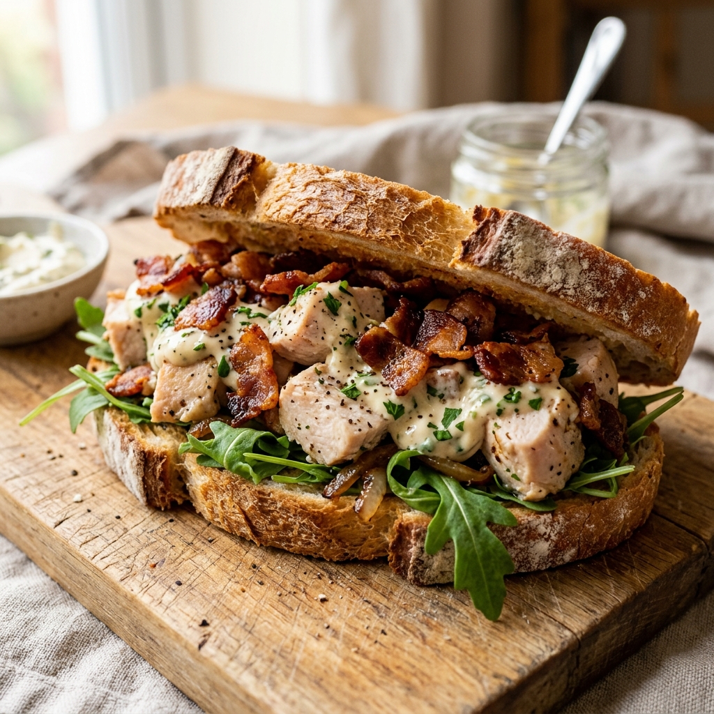 Garlic Chicken Bacon