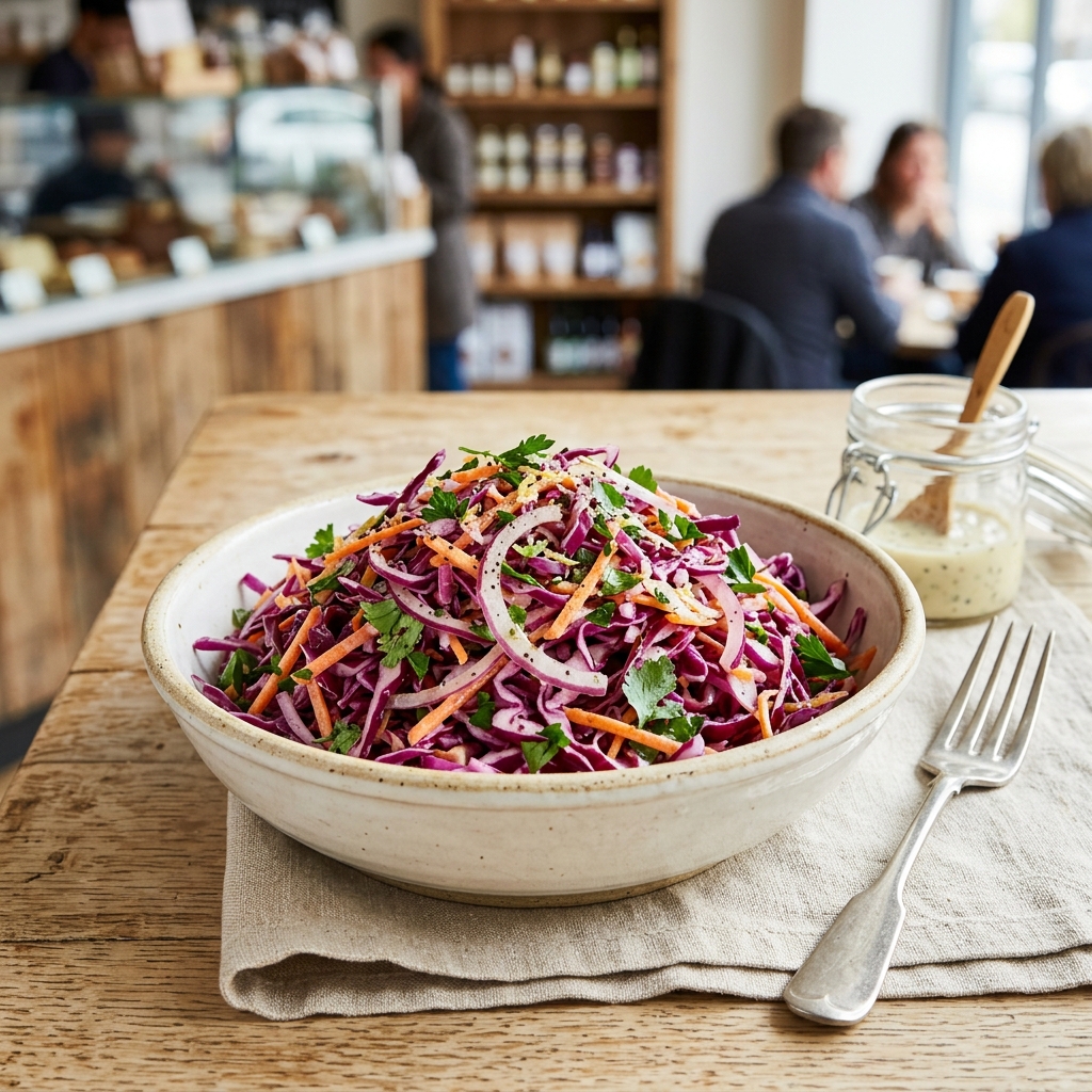 Red Cabbage Coleslaw